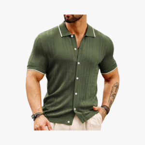 Men's Knit Polo Shirt